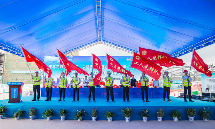 中建五局廣西公司開展“安全生產月”活動